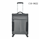 upright good quality polyester trolley case set